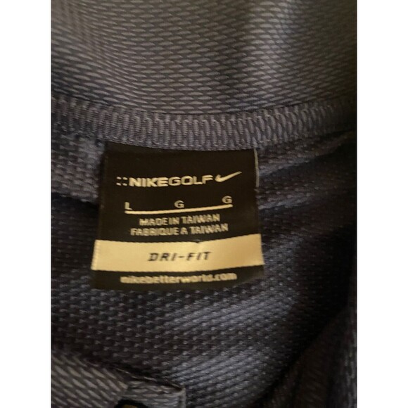 Nike Golf Dri Fit Men’s Blue Polo Size L - Picture 12 of 14